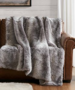 Manta de Lana de Felpa Hyde Lane - Piel Sintética, Lujo