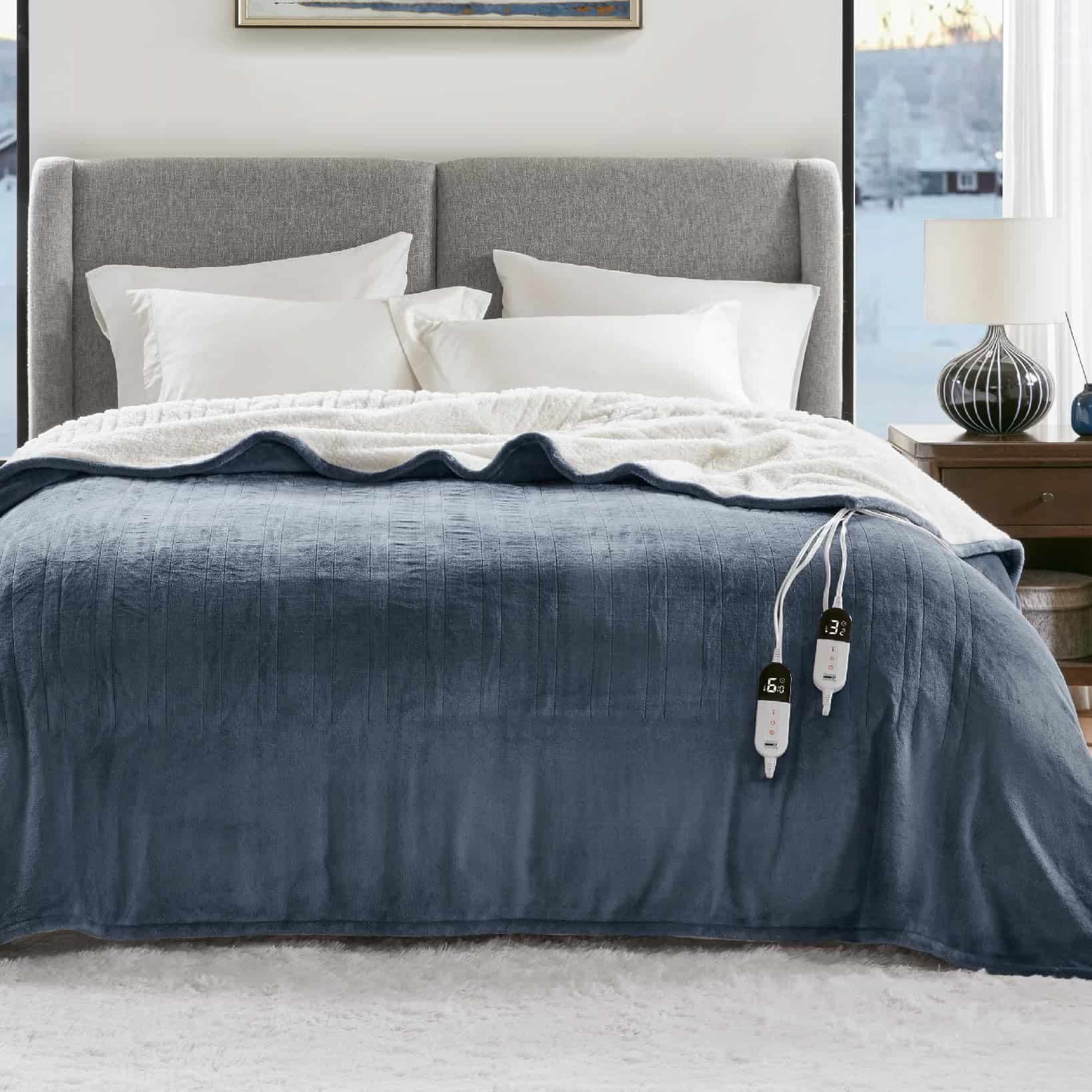 Cobija Eléctrica Grado de Confort Tamaño Queen con Control