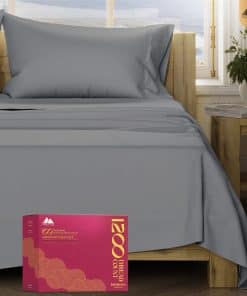 Juego de sábanas Queen Size 100% algodón egipcio de Mayfair