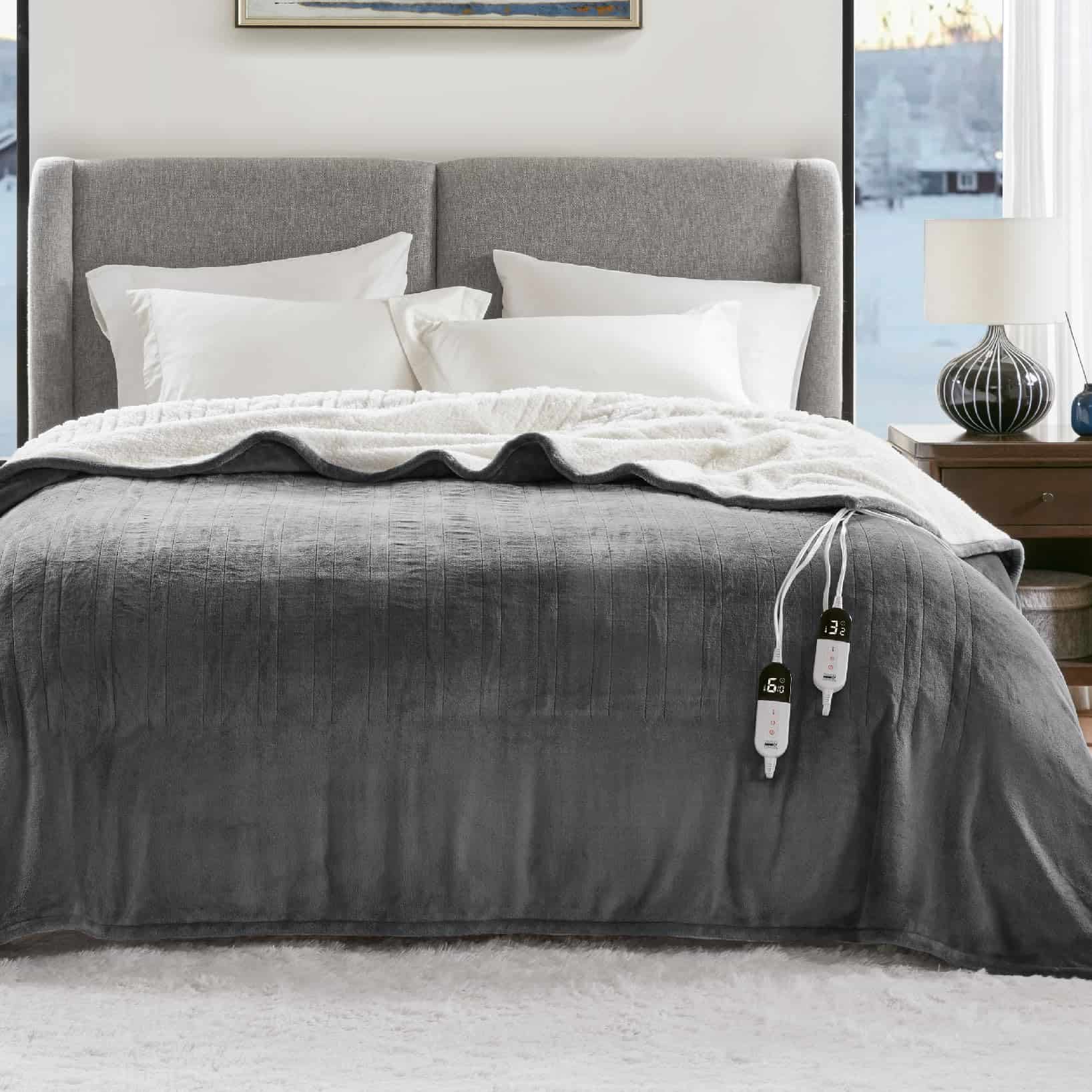 Manta Térmica Degrees of Comfort - Tamaño King Suave Sherpa