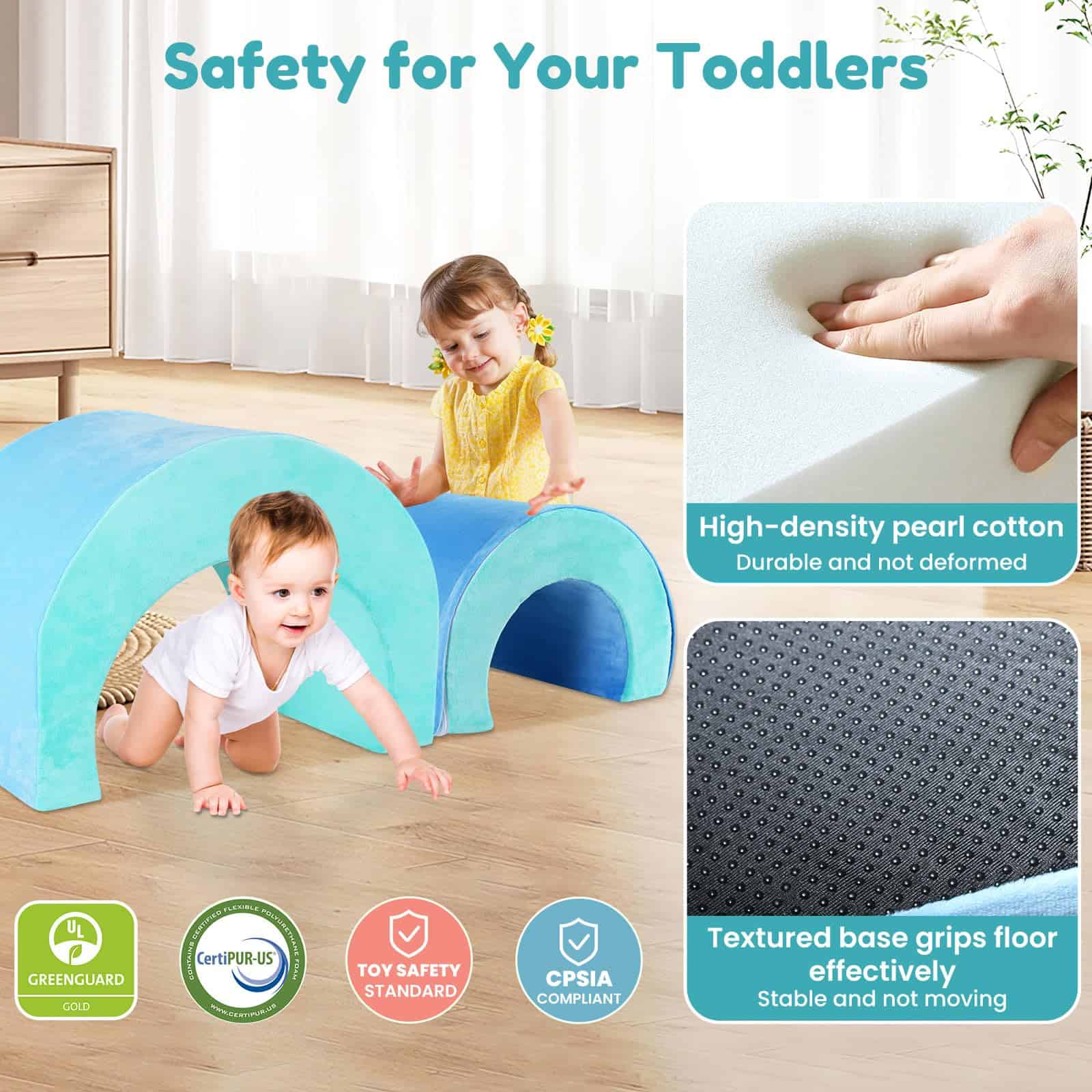 5Pcs Bloques de Escalada de Espuma para Niños Pequeños, - Imagen 7