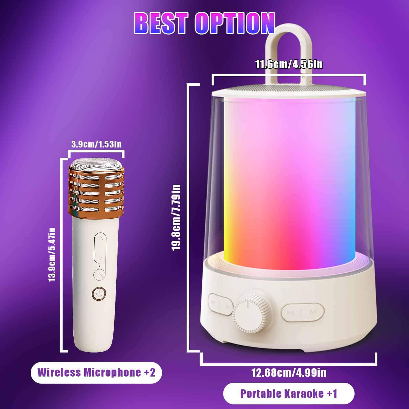 Máquina de Karaoke Tixahi para Adultos, Altavoz Bluetooth - Imagen 8