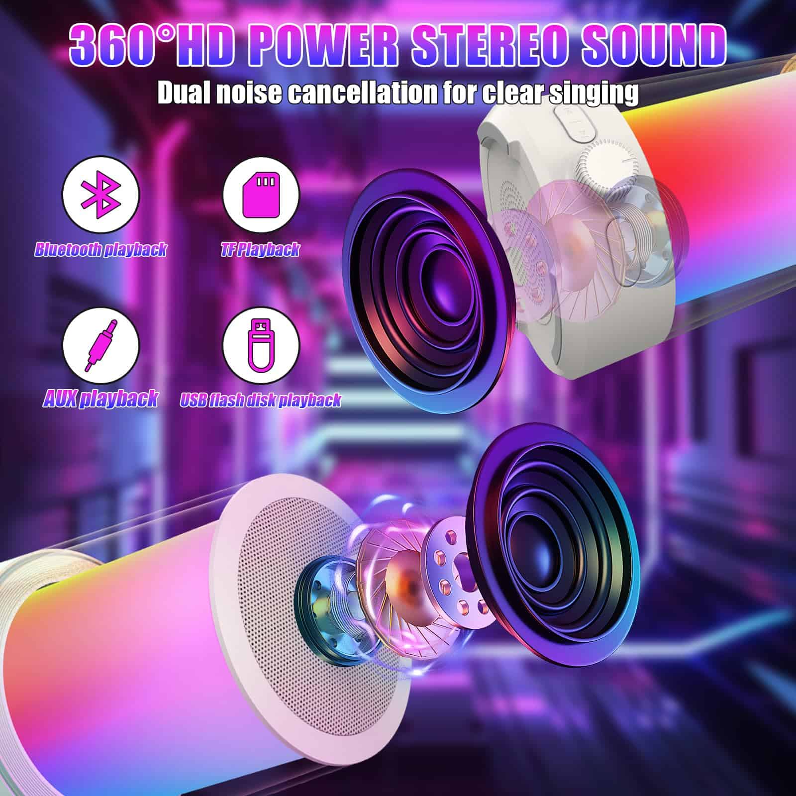 Máquina de Karaoke Tixahi para Adultos, Altavoz Bluetooth - Imagen 5