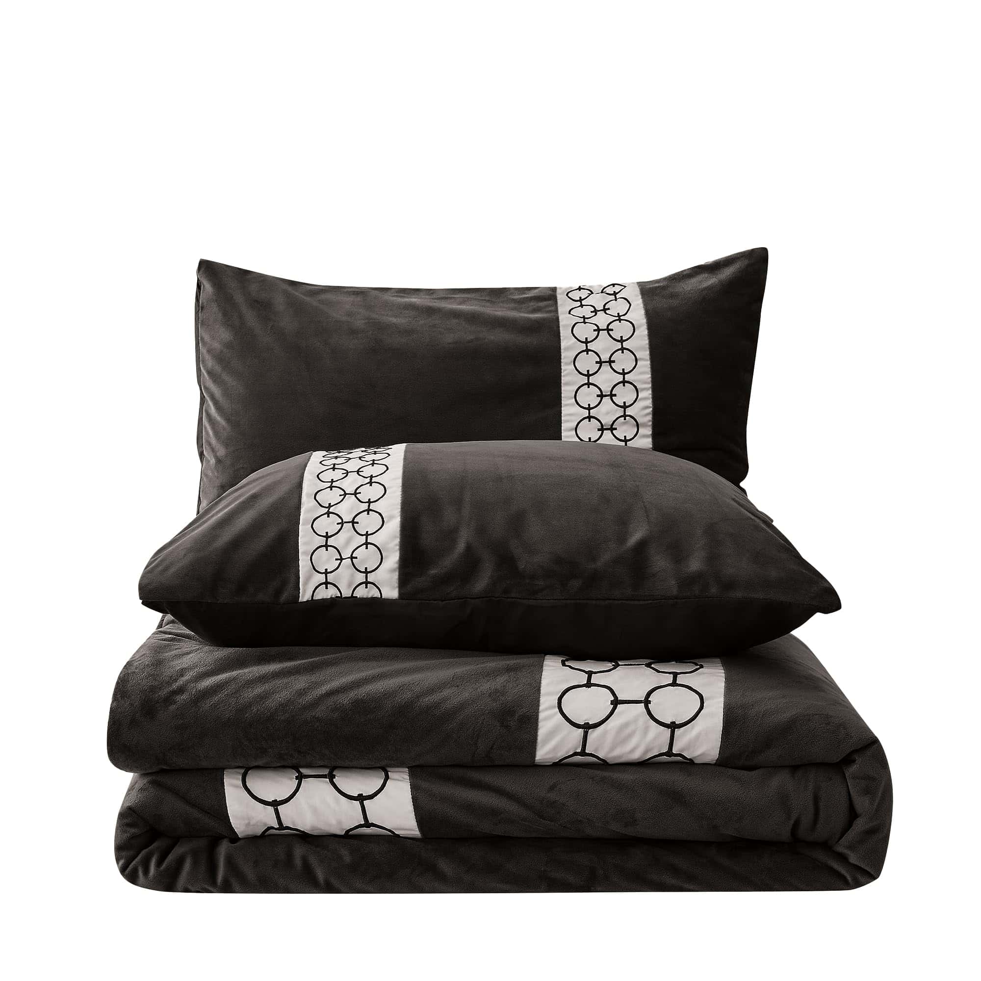 Juego de edredón de patchwork de terciopelo maravilloso, 3 - Imagen 8