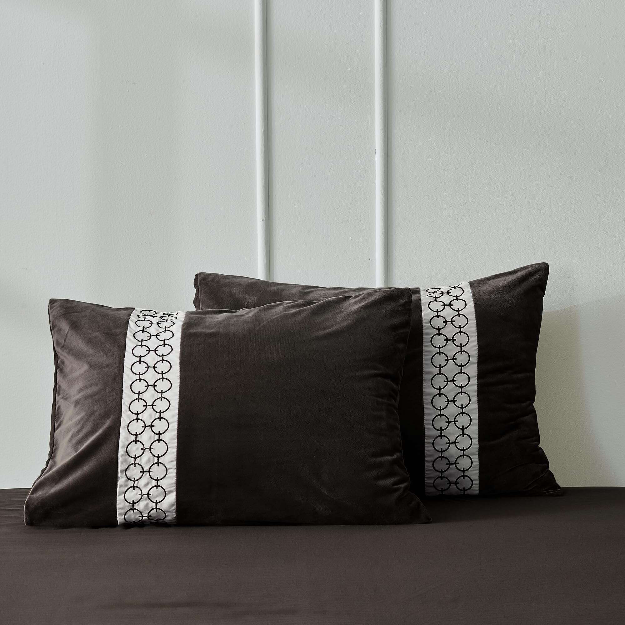 Juego de edredón de patchwork de terciopelo maravilloso, 3 - Imagen 6