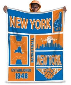 Manta Deportiva Clásica de New York para Baloncesto,