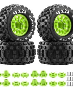 Neumáticos RC GLOBACT MX28 F/R 2.8 "con Adaptador de Hex