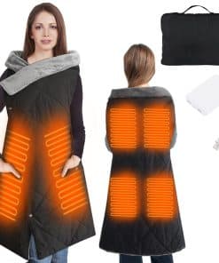 Manta Térmica con Batería Recargable, USB Power Bank,