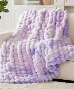 Manta de Lana Suave de Piel de Conejo Falso Hyde Lane,