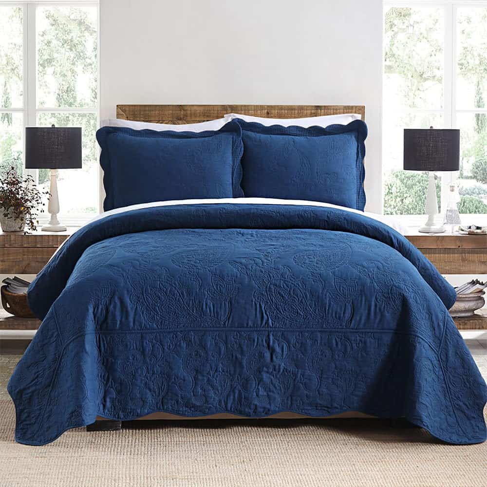 Juego de Colcha y Edredón de Algodón Wistown, Juego de Cama