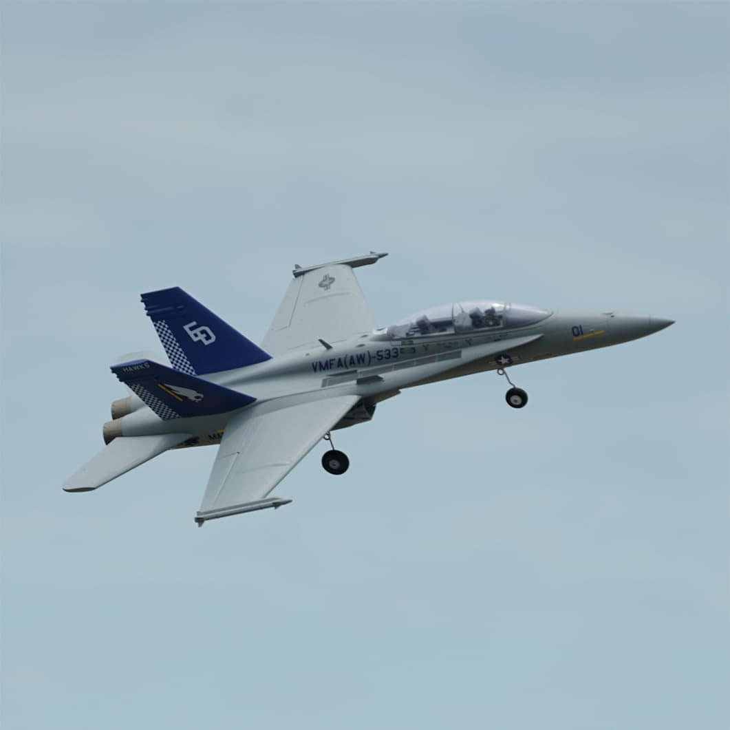 Avión RC XFLY-MODEL F-18 Hornet Twin 40mm EDF PNP - Imagen 7