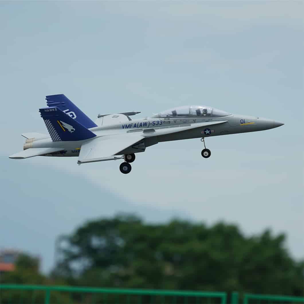 Avión RC XFLY-MODEL F-18 Hornet Twin 40mm EDF PNP - Imagen 4