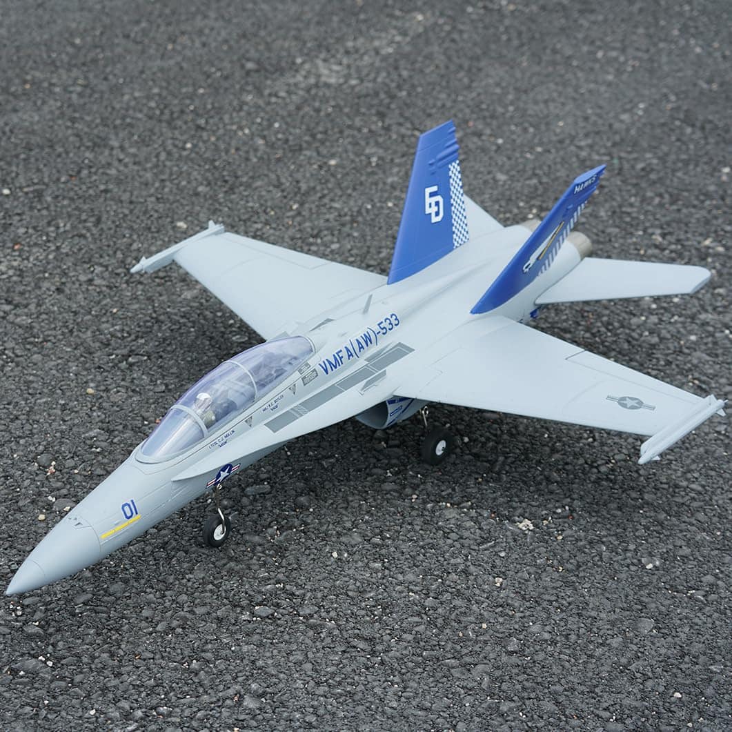 Avión RC XFLY-MODEL F-18 Hornet Twin 40mm EDF PNP - Imagen 8