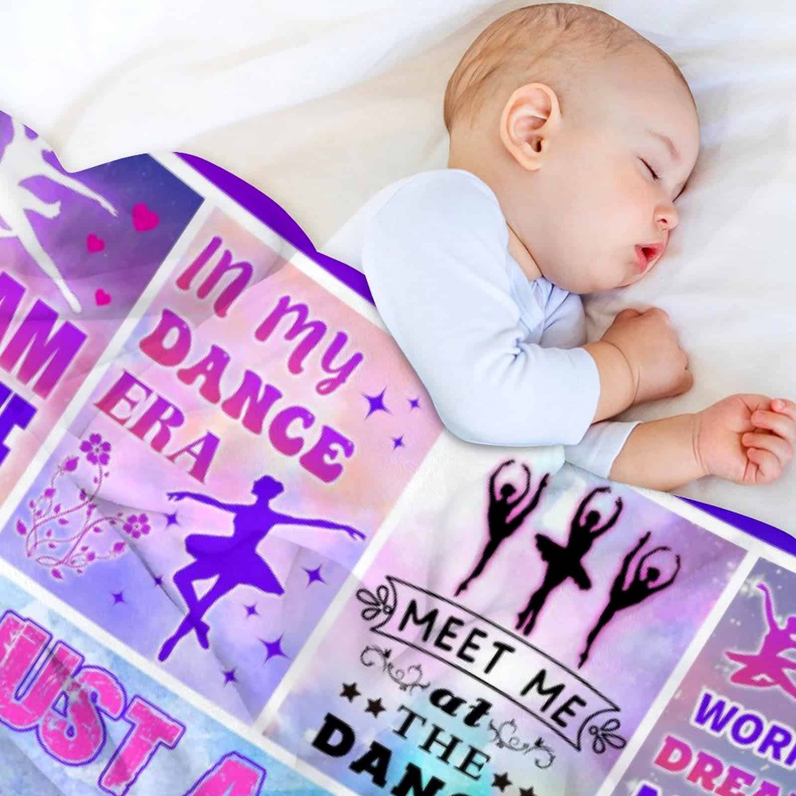 Manta de Baile de Felpa Suave Ligera de Franela para Sofá, - Imagen 5