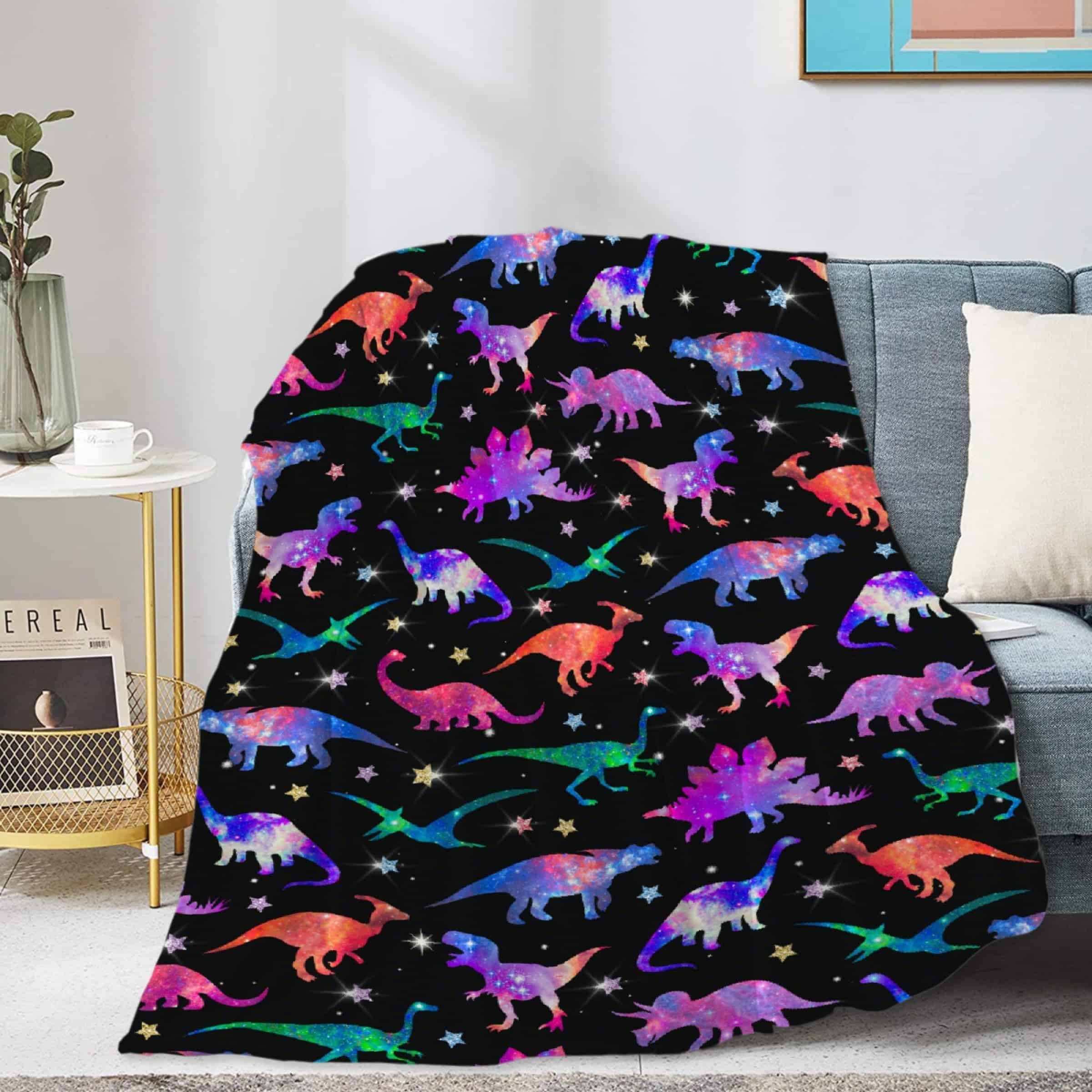 Manta de Dinosaurios y Espacio Estrellado JOCASA Regalos