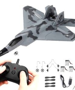 Avión RC F22 Raptor Modelo Juguete Planeador, Avión de