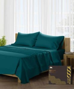 Juego de sábanas completas de algodón egipcio 100% Full