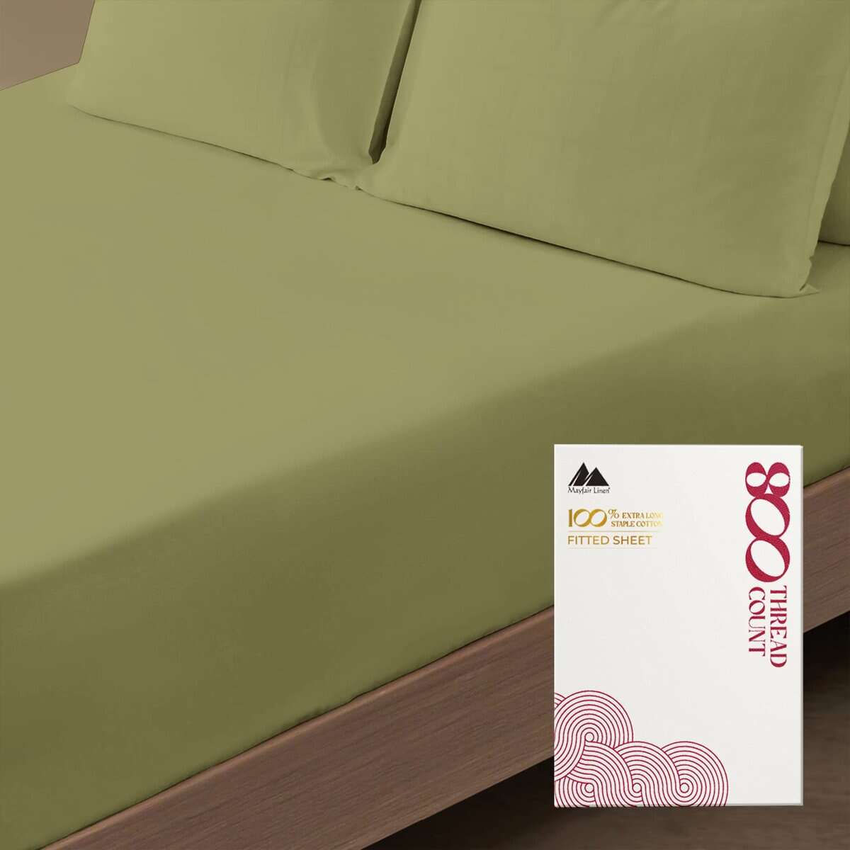 Sábana Ajustable Mayfair Linen 100% Algodón Egipcio para