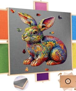 Mesa de Rompecabezas Giratoria QUNPON de 1500 Piezas con 6