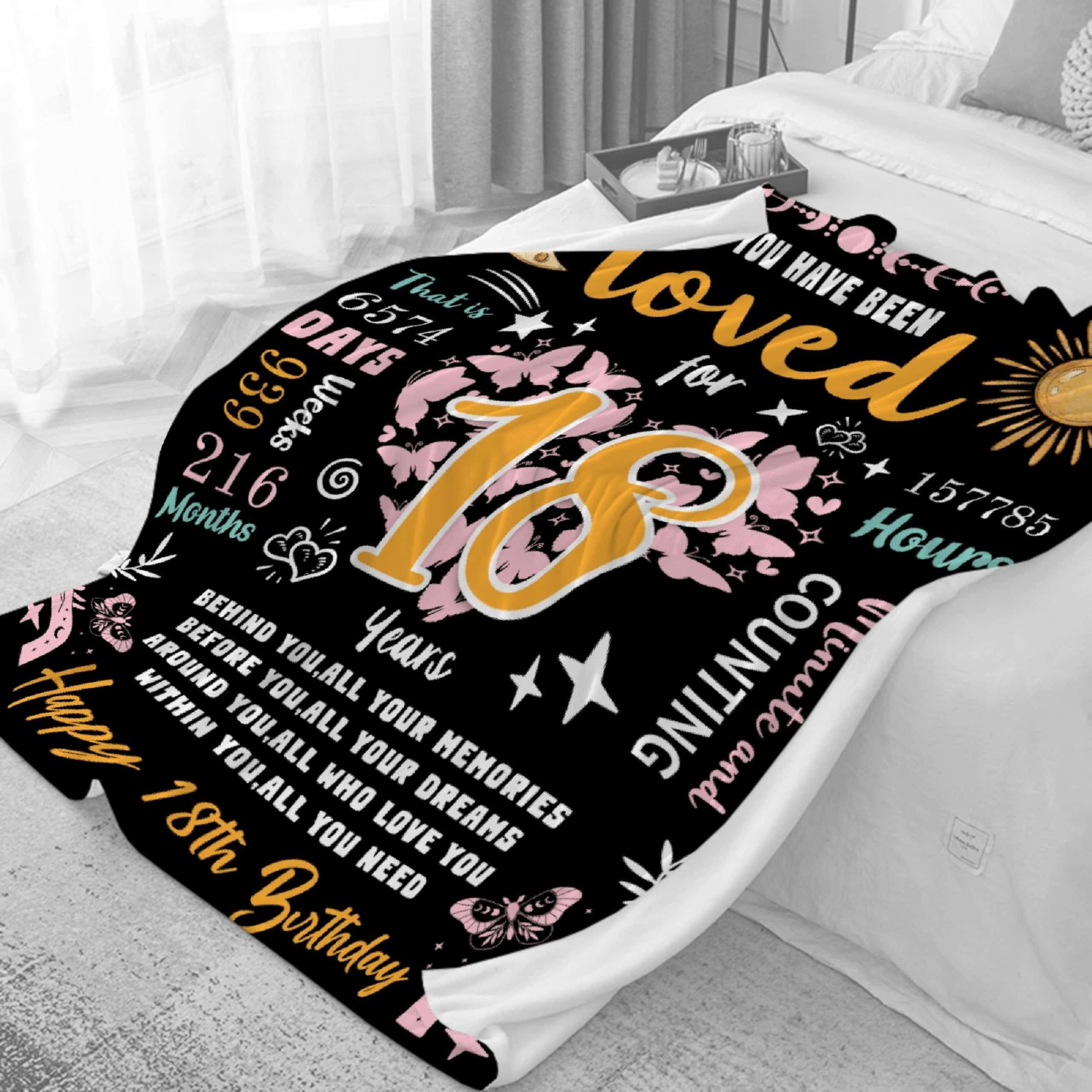 Manta de Cumpleaños 18 ZochoTen de Franela Super Ligera - Imagen 3