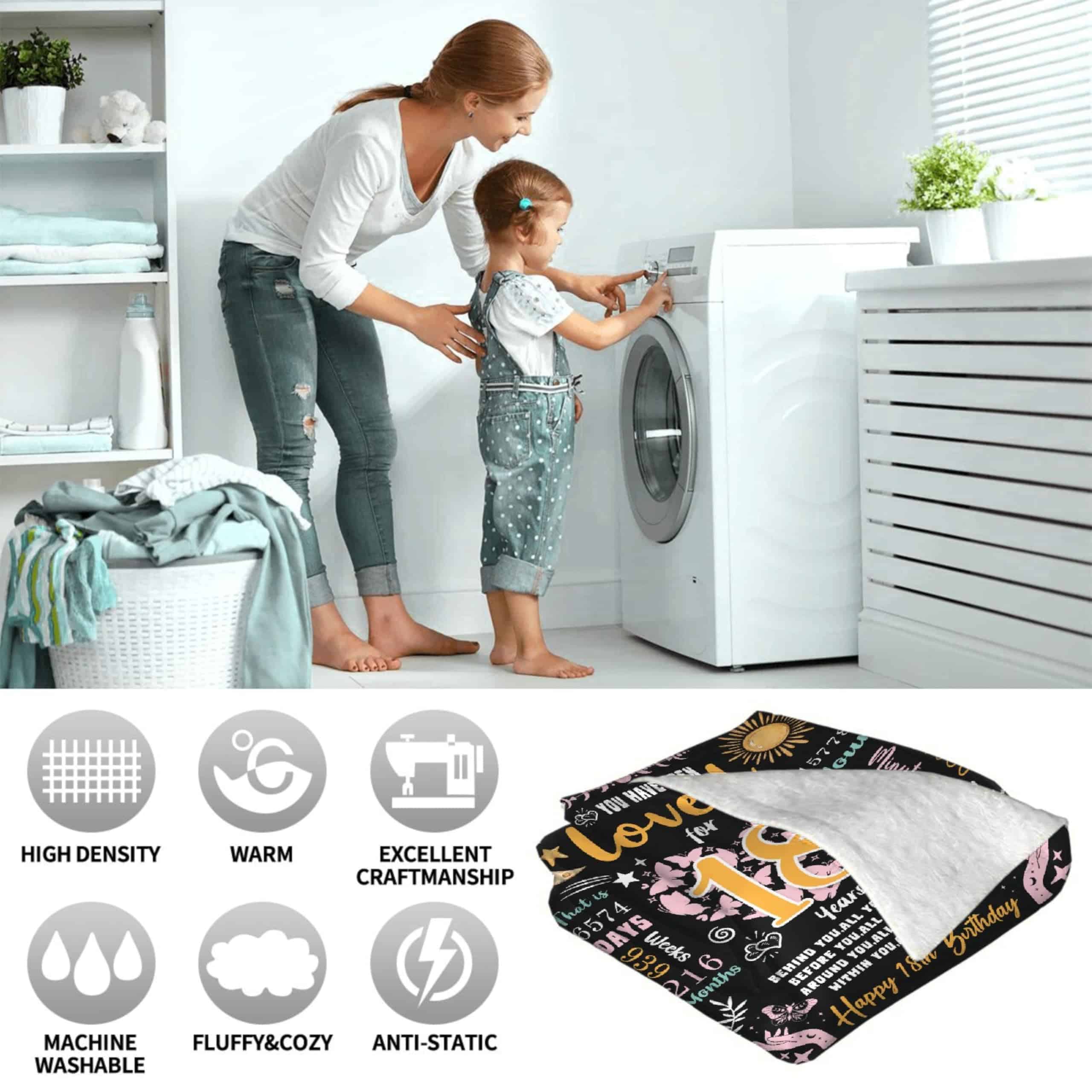 Manta de Cumpleaños 18 ZochoTen de Franela Super Ligera - Imagen 7