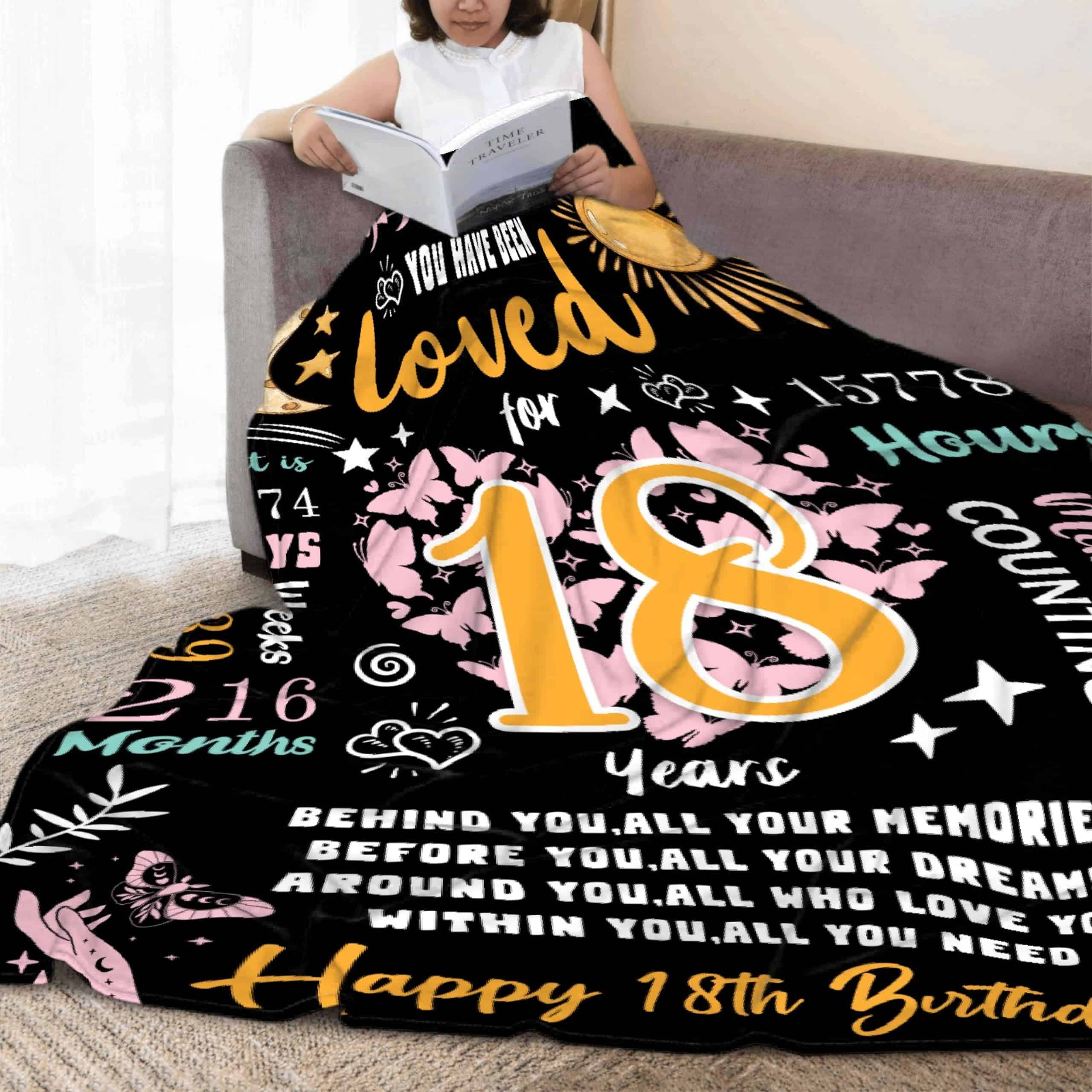 Manta de Cumpleaños 18 ZochoTen de Franela Super Ligera - Imagen 6