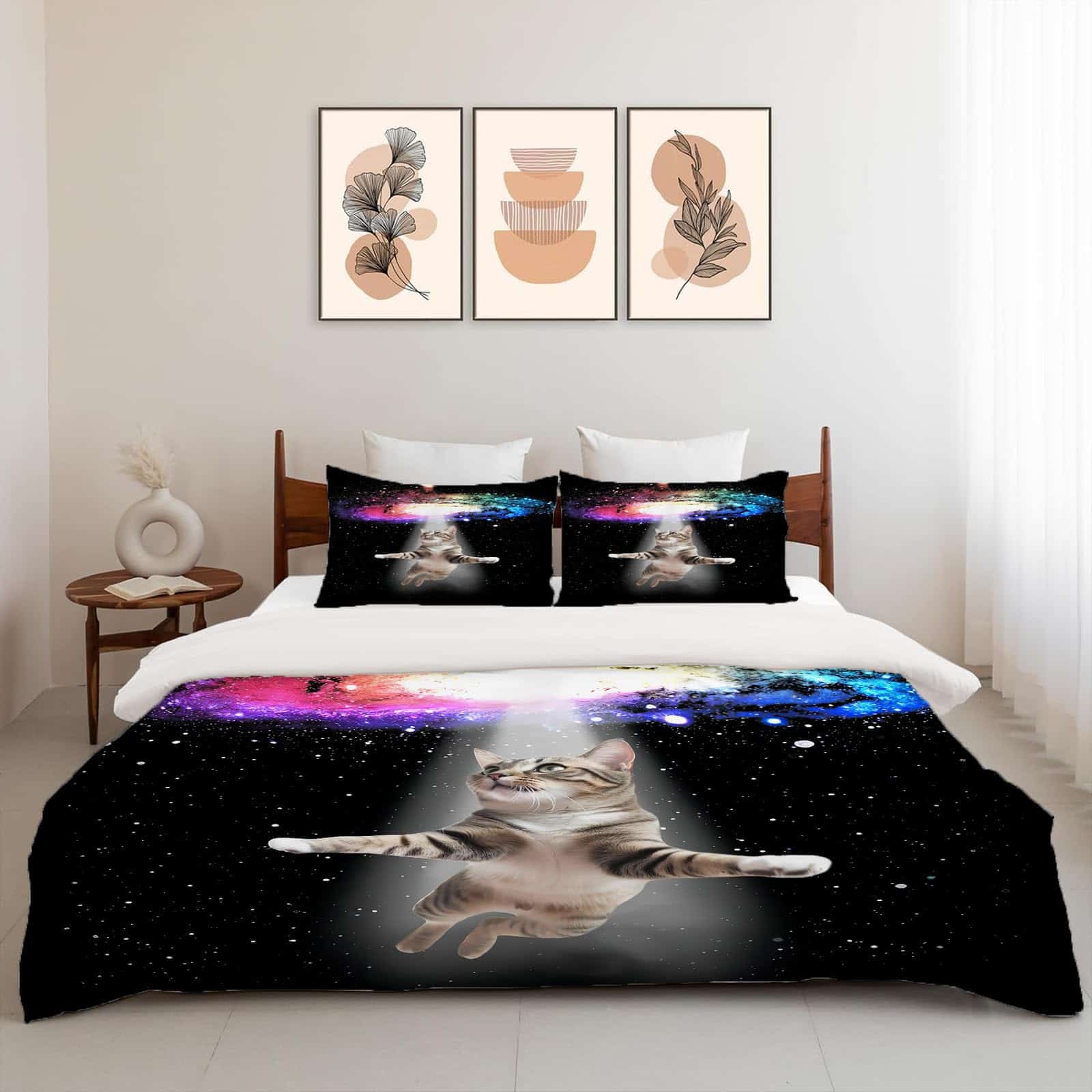 Set de Ropa de Cama Divertida de Gato Jamie World Tamaño - Imagen 6