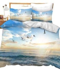 Juego de Ropa de Cama de Playa Oceánica Twin Full Queen