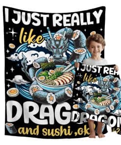 Manta de lanzar ZOCHOTEN I Just Really Like Dragon Ramen