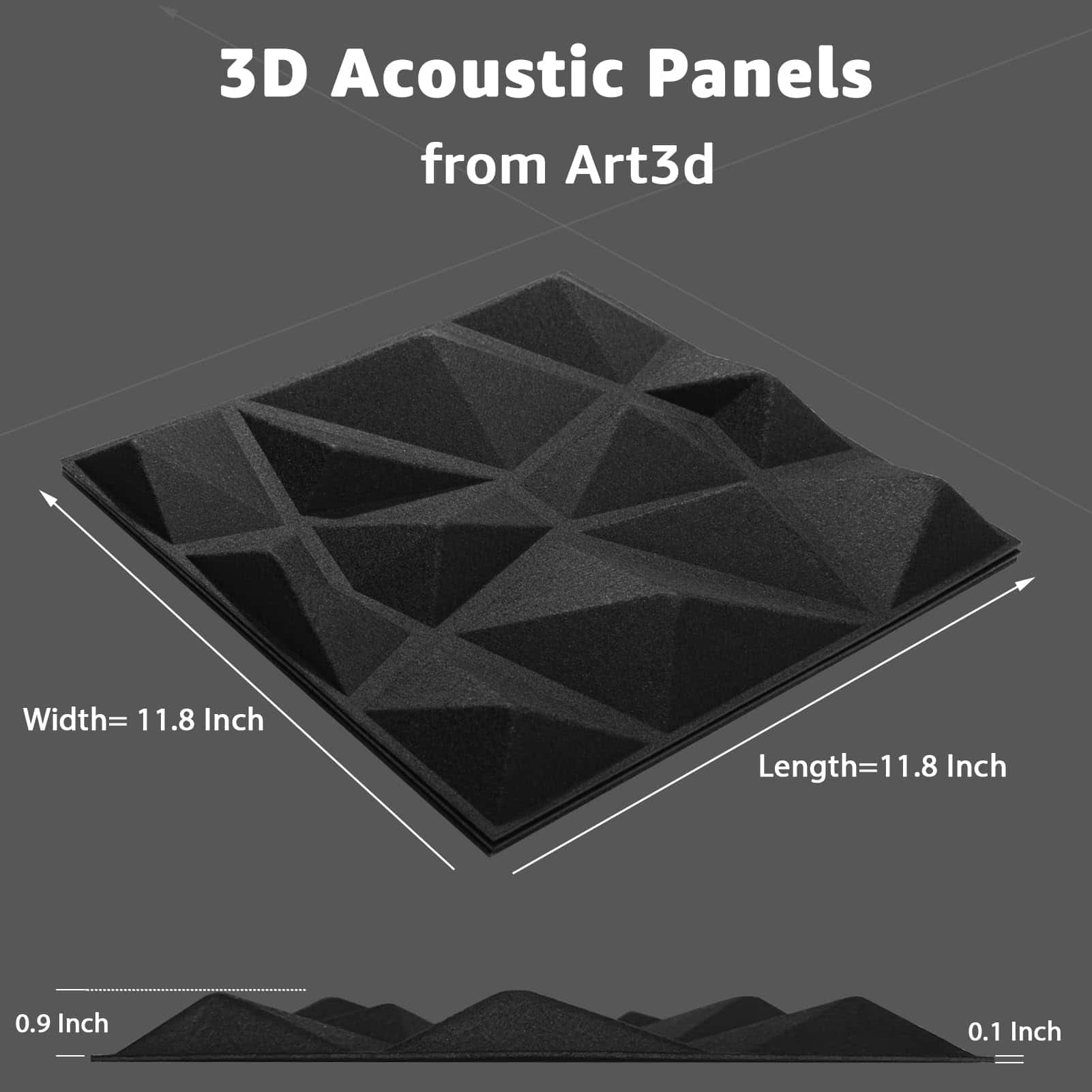 Paquete de 20 Paneles de Pared Insonorizantes con Diseño de - Imagen 8