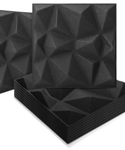 Paquete de 20 Paneles de Pared Insonorizantes con Diseño de