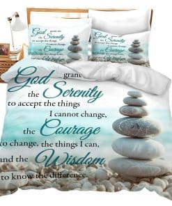 Juego de Ropa de Cama Praia de Oración de Serenidad Jamie