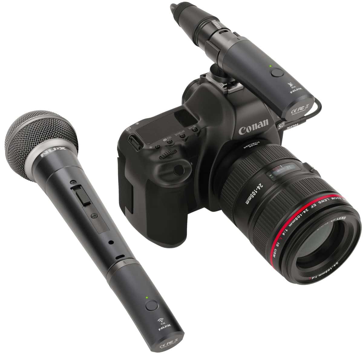 Sistema de Micrófono Inalámbrico NUX B-3RC con Estuche de - Imagen 9