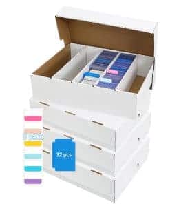 Caja de Almacenamiento de Tarjetas MZONGZI 3900 Count,