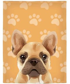 Manta de Pug HommomH 60" x 80", Regalos para Amantes de los