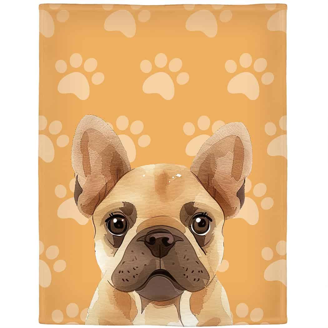 Manta de Pug HommomH 60" x 80", Regalos para Amantes de los