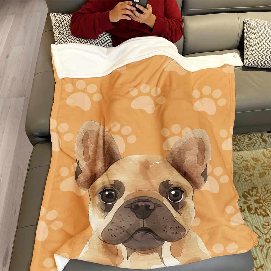Manta de Pug HommomH 60" x 80", Regalos para Amantes de los - Imagen 5
