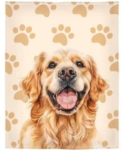 Manta de Sofá HommomH Golden Retriever 50" x 60", Regalos