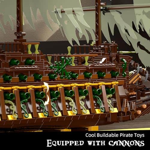 Mould King 13197 Juguete de Construcción de Barco Pirata, - Imagen 7
