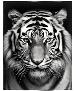Manta de tiro HommomH Tigre 60" x 80", Regalos para Amantes