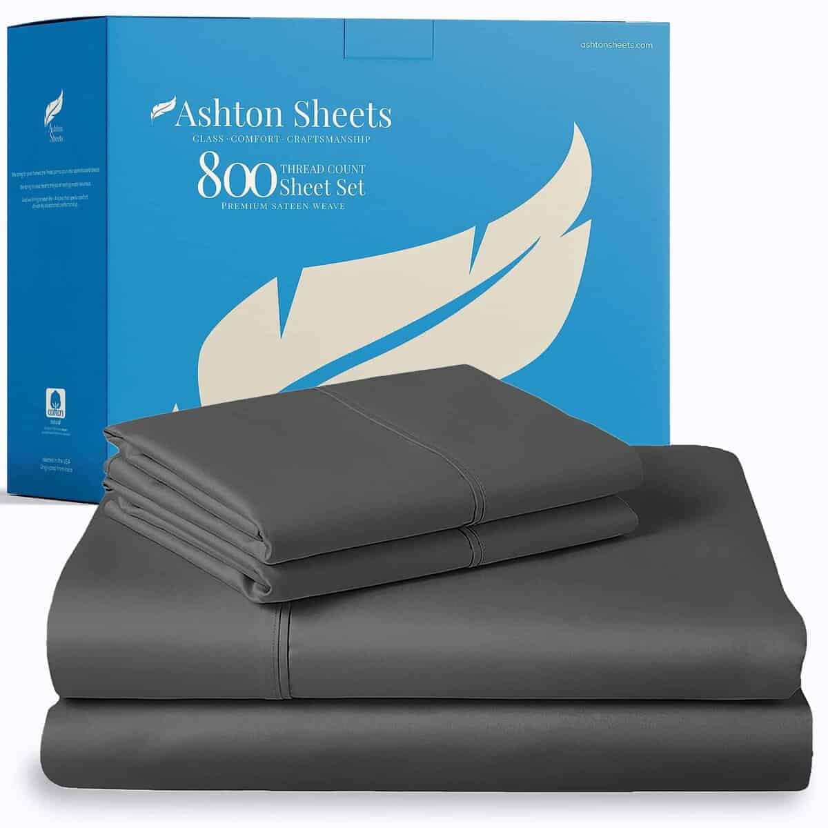 Ashton Sheets Juego de Sábanas 100% Algodón Egipcio Split