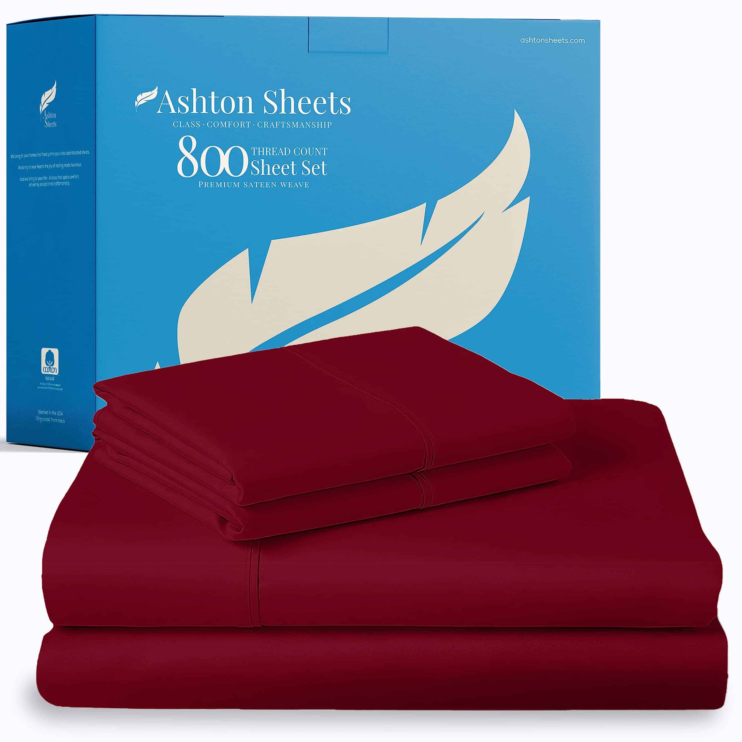 Juego de Sábanas Ashton 100% algodón egipcio para cama full