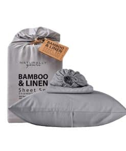 Sábanas de Bambú y Lino Nueva Temporada - Tamaño Queen, 80%