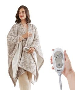 Abrigo Chal Calentado Degrees of Comfort, Manta Eléctrica