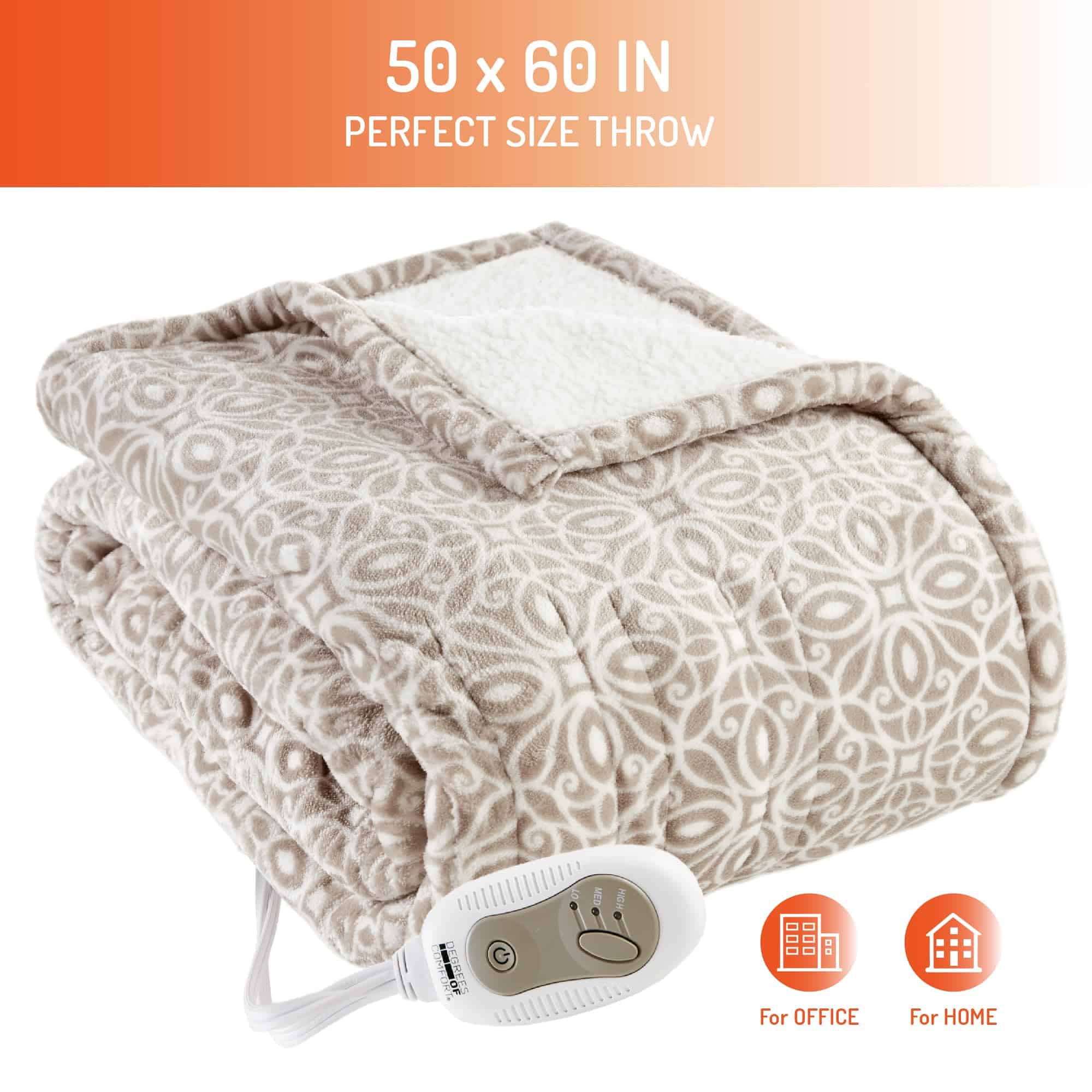 Abrigo Chal Calentado Degrees of Comfort, Manta Eléctrica - Imagen 4