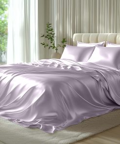 Juego de sábanas de satén Lilac Degrees of Comfort para
