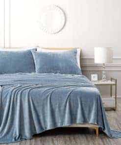 Juego de Sábanas de Microplush Extra Suave Chezmoi