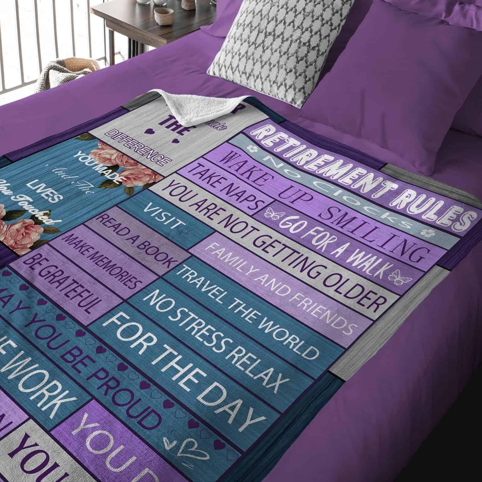 Manta de Jubilación PlushPalace - Mejores Regalos de - Imagen 5