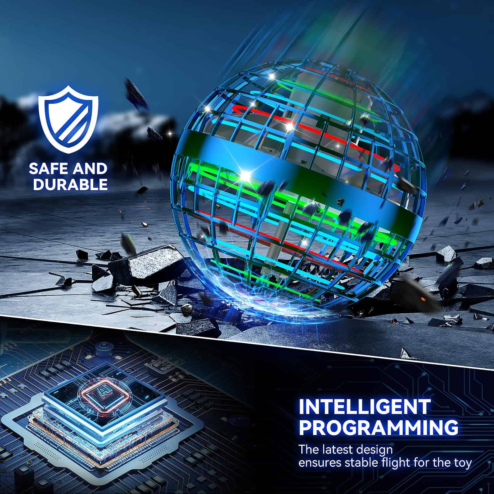 Juguete de Bola Orb Voladora, Globo Cósmico Boomerang Hover - Imagen 6