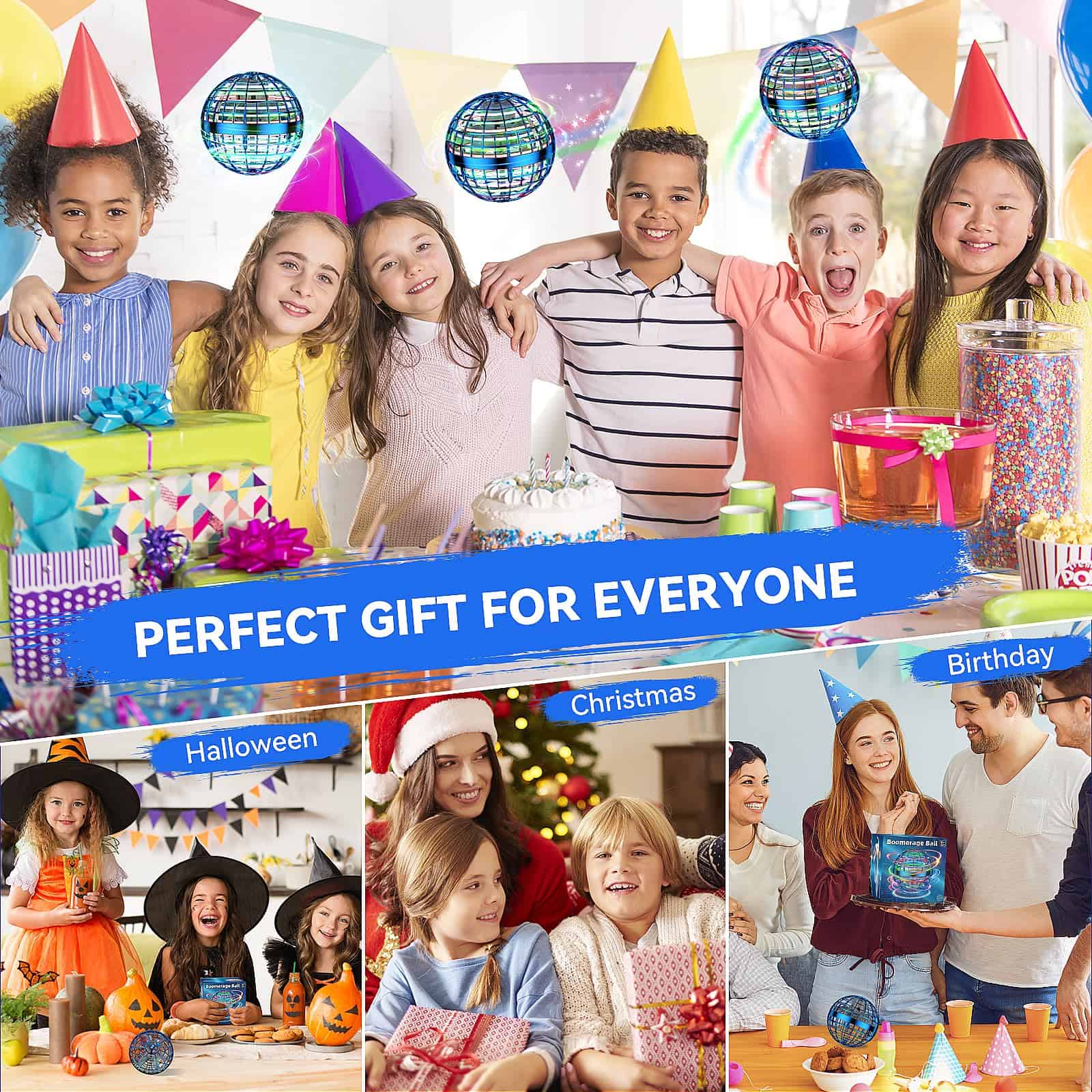 Juguete de Bola Orb Voladora, Globo Cósmico Boomerang Hover - Imagen 9